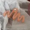 Pinza para el cabello de lujo de alta gama en color marrón, tamaño grande nuevo para cabello grueso, pinza de tiburón para recogidos en la parte posterior de la cabeza, accesorio para el cabello de uso diario