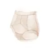 Panty de encaje para mujer con estampado de leopardo, talle alto, control de abdomen, transpirable, antibacteriano 10A, con fuelle extendido, sexy y seductor, tipo bikini
