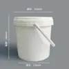Barriles Químicos de Pintura de Grado Alimenticio al por Mayor para Fabricantes 1-25L, Barriles Redondos para Empaque de Pintura, Barriles de Plástico con Tapa de Seguridad Desprendible