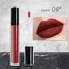 Brillo Labial Mate Cremoso Caliente Neutro No Descolorante Brillo de Labios Esmalte Labial Europeo y Americano Lápiz Labial Larga Duración y No Descolorante