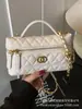 Bolsas de Alta Gama para Mujer Otoño e Invierno 2025 Nuevo Estilo Popular de Celebridad de Internet Bolso de Mano para el Trabajo Bolso Cruzado Tipo Cubo con Cadena Acolchada