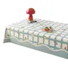 Mantel de Mesa Estilo Dibujos Animados para Instagram, Impermeable y Resistente al Aceite, Protector de Mesa Ambiente de Lujo Ligero 2026, Mantel Rectangular para Mesa de Café