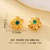 Accesorios de plata 925, circón de meteorito, cuentas espaciadoras con patrón, cuentas de flor, cuentas budistas chapadas en oro de plata pura, materiales para pulsera de cristal DIY