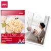 Deli 11825 Papel Fotográfico A4 Papel Fotográfico de Alto Brilho Papel para Álbum Papel Adesivo para Câmera Papel Fotográfico Atacado Foto