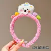 Diadema de Felpa de Dibujos Animados para Mujer 2026 Nueva Diadema para Lavarse la Cara de Otoño e Invierno con Corona Alta Pinza Antideslizante para el Cabello Accesorio para el Cabello
