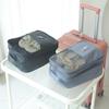 Bolsa de Armazenamento para Viagem ao Ar Livre Três Camadas Espessada à Prova de Poeira Portátil Bolsa de Armazenamento para Sapatos Bolsa de Transporte para Viagem