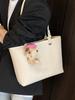 Bolso tote de hombro de estilo casual simple al por mayor de primavera y verano, moda coreana, para todo, para ir al trabajo, para estudiantes, para clase, bolso de hombro