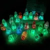Mini Botella de los Deseos Luminosa Botella de Vidrio de Aladdín Botella Luminosa de Deriva para Niños Joyería Lujo Accesible Perlas Naturales de Colores
