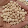 Cuentas de madera de loto multi-especificación madera maciza tronco orificio pasante cuentas redondas accesorios de joyería DIY material de cuentas hecho a mano cuentas sueltas al por mayor
