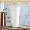 Balde de Ferro Galvanizado à Prova de Vazamento Vaso Balde Antigo Retrô Arranjo de Flores Decoração Móveis para Casa Exibição de Floricultura Balde de Flores