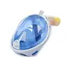 Máscara completa especial antivaho HD transfronteriza con espejo, anticompresión, silicona fuerte, cobertura facial completa, diseño fluido, máscara profesional