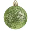 Decorações de Árvore de Natal Atacado 4/5/6/8/10cm Brilhante Fosco Glitter Galvanizado Plástico Bola de Natal Pingente