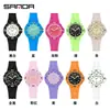 Reloj de Cuarzo Estilo Coreano Sanda Sencillo Ligero Resistente al Agua para Estudiantes de Primaria y Secundaria Reloj de Pulsera Infantil Solo Hora Luminoso