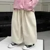 Calças Casuais para Meninos 2026 Primavera Novo Estilo Coreano Versátil Moda Algodão Escovado Calças Harem