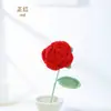 Ramo de Rosas Tang de Floración Gradual de Hilo Tejido a Mano Escena de Flores Artificiales Arreglo Decoración de Flores Artificiales Ropa de Vestir Yi Mian