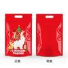 Nova Sacola Autovedante com Zíper Transfronteiriça Sacola de Compras para Presente de Natal Floco de Neve Lanche Doce Comida Sacola Ziplock