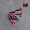 Impresión 3D transfronteriza junta de rana magnética modelo de animal vivo manualidades adornos de escritorio para refrigerador juguetes de moda de mano
