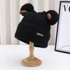 Novo Chapéu de Lã com Chifres para Outono e Inverno Feminino Quente com Forro de Fleece Moda Versátil Lindo Espesso à Prova de Vento Chapéu de Tricô