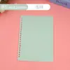 Funda para Libro de Hojas Sueltas A4 Cubierta para Encuadernación de Documentos Carpeta de 30 Agujeros Cuaderno B5 Manual Cubierta Extraíble de Hojas Sueltas