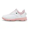 Zapatos de Golf para Hombre y Mujer, Impermeables, Perilla Automática, Cordones Retráctiles, Tacos Fijos Antideslizantes, Tenis para Exteriores, Talla Grande