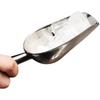 Pala de hielo de acero inoxidable espesada integrada para harina de grano, azúcar, alimentos, té, pala multiusos, tienda de té con leche, pala especial