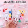 Chaveiro de Urso Violento Fluido DIY de Celebridade da Internet Urso Fluido com Grafite Manual Brinquedos Educacionais Pintados de Vinil