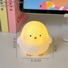 Lámpara de noche LED con forma de patito para dormitorio de niña, adorno para dormitorio, regalo creativo
