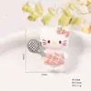 Estilo Fresco Cuadros Gatito Resina Accesorios Dibujos Animados Hecho a Mano Joyería DIY Pasador para el Cabello Niños Cuerda para el Cabello Agujero Material para Zapatos
