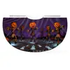 Capas Negras de Halloween Europeas y Americanas Hechas a Medida de Fábrica para Niños y Niñas con Diseños Impresos de Calabaza, Fantasma y Murciélago, con Cordones