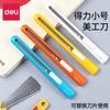 Cuchillo de arte Deli 2025 de tamaño pequeño, lindo cuchillo de corte de papel portátil de color caramelo, cuchillo de corte de papel, cuchillo de papel tapiz, cuchillo de corte de caja