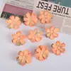 Nova Cabeça de Flor de Cerejeira de Três Camadas DIY Flor Simulada Guirlanda Decorativa Parede de Flores Design de Flores de Casamento Flor Simulada