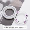 Molde de Silicone para Pulseira de Cola de Cristal DIY, Molde de Anel, Molde de Espelho de Alta Transparência, Material para Joias com Flores Secas