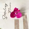 Novas Flores Artificiais de Orquídea Borboleta de 7cm para Decoração de Parede de Flores de Casamento, Materiais de Flores Artificiais para Buquês de Mão DIY, Presilhas de Cabelo e Cabeças de Flores Pequenas