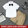 Camisa de Niño Verano Infantil Manga Corta Blanca Uniforme Estudiantil Disfraz Niños Grandes Ropa de Verano Camisa de Poliéster Algodón para Niño