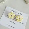 Pinza para el Cabello Pequeña Floral Suave para Mujer, Mini Pasador de Acetato con Pedrería, Pinza Lateral, Venta al por Mayor de Fábrica