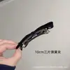 Nuevo Clip para Cola de Caballo de Tela Vintage Negro para Adultos, Pinza de Resorte, Clip Superior, Clip Lateral, Adorno para el Cabello