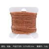 Cuero Transfronterizo DIY Hecho a Mano Hilo de Colores Hilo Encabezado Hilo Trenzado Hilo de Cuerda Plana Encabezada Pulsera Collar Hilo Trenzado Hecho a Mano