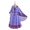 Factory Outlet Star Wish cosplay Halloween Asha Asha Mesmo Estilo Vestido de Princesa Manga Longa Vestido de Menina
