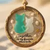Bestseller transfronterizo Decoración de Amistad en Forma de Corazón Adorno de amistad acrílico 2D