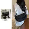 Bolso cruzado ultraligero e impermeable hecho de tela Oxford, unisex, versátil, de un solo hombro, nailon, ligero, práctico, bandolera tipo silla de montar