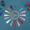 Danza del león, tendencia nacional, borla estilo Suzhou, poliéster con cuentas, estilo chino antiguo, marcapáginas Hanfu, bolsita, accesorios DIY para bolsos y cajas, venta directa