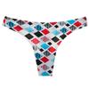 Tanga sexy con estampado de flores de leopardo, sin costuras, transpirable, para mujer, pantalones en T, suaves y cómodos, anchos.