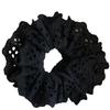 Zhao Lusi Branco Oco Lace Faixa de Cabelo Francês Retro Pesado Bordado Acessórios de Cabelo 2023 novo elástico de rabo de cavalo baixo