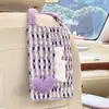 Porta Pañuelos para Respaldo de Asiento de Coche Caja de Pañuelos Divertida para Coche Colgante Monstruo de Dibujos Animados Decoración Interior de Coche