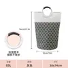 Cesta para Ropa Sucia, Gran Capacidad, Cesta de Almacenamiento para Ropa Sucia de Baño, Tela Portátil Impermeable para Ropa y Juguetes del Hogar
