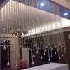 Decoração de Quarto Cortina de Contas de Cristal Cortina de Porta Divisória Contas de Pérolas Sala de Estar Cortina Tela Pendurada Sem Furos Pérola