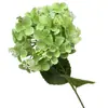 Flor artificial de fronteira, hortênsia de cabeça única com película 3D, hortênsia semiacabada para arranjos florais, hortênsia artificial, flor artificial, arranjo floral de casamento