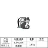 Acessórios de vestuário adesivos de bordado cartoon original Gatinho adesivos de patch fofos tênis bordados em computador emblema logo de tecido adesivos de tecido Zhang Zai