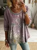 Moda Feminina Europeia e Americana 2026 Estilo Transfronteiriço: Top Vintage Patchwork de Renda com Gola Redonda, Único, Estiloso e Casual para o Verão