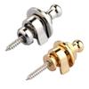Hebilla para correa de guitarra hebilla de metal para correa hebilla de metal de cabeza redonda hebilla anti-desprendimiento guitarra eléctrica clavo para correa antideslizante venta al por mayor